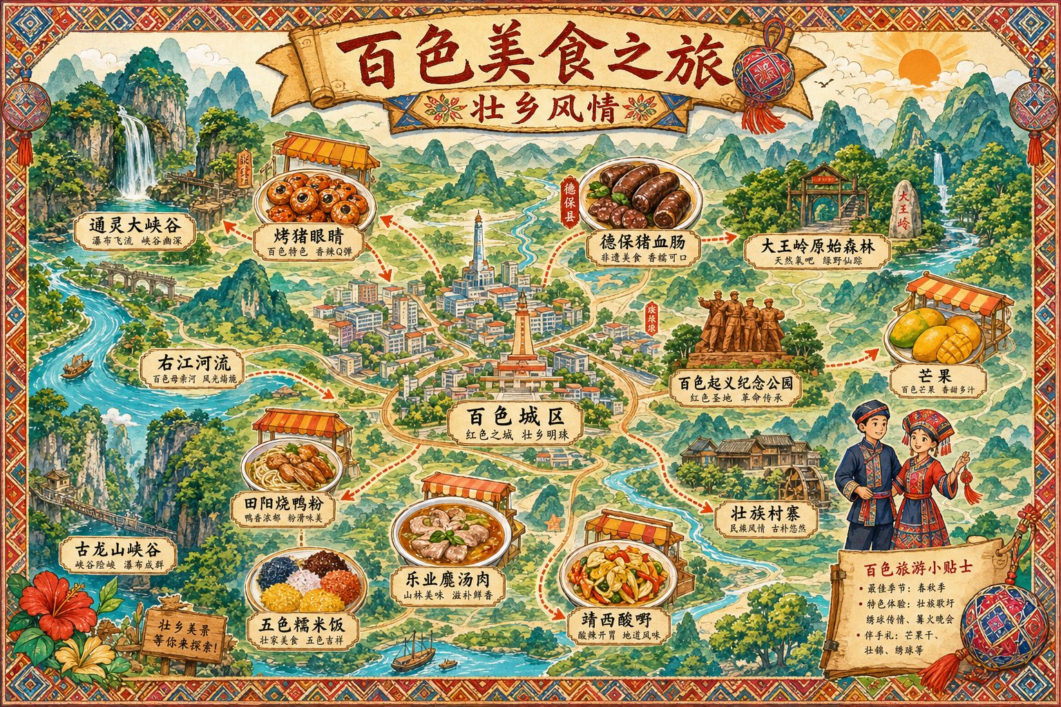 手绘地图 gpt-image-2 prompts 示例